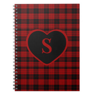 Cuaderno Navidades Monogramas de control con placa de búfal