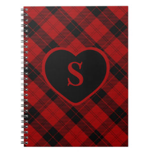 Cuaderno Navidades Monogramas de control con placa de búfal