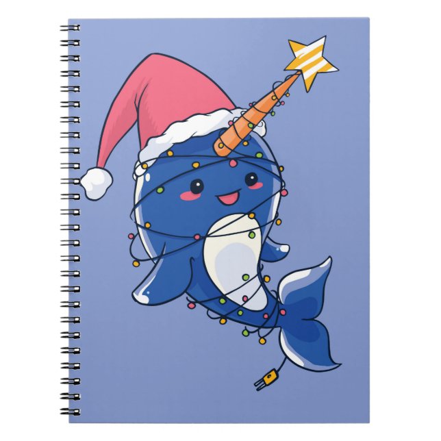 Cuaderno Navidades Narwhale (Frente)