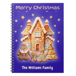 Cuaderno Navidades Nombre personalizado Gingerbread Diversi