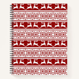 Cuaderno Navidades nórdicos renos escandinavos