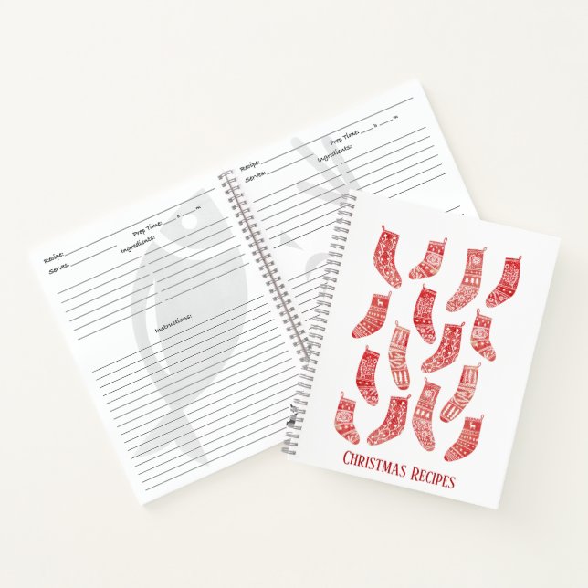 Cuaderno Navidades nórdicos Reservas de Personalizado de re (Interior)