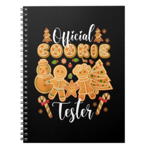 Cuaderno Navidades oficiales del Cookie Tester Gingerbread 