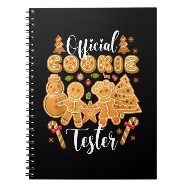 Cuaderno Navidades oficiales del Cookie Tester Gingerbread  (Frente)