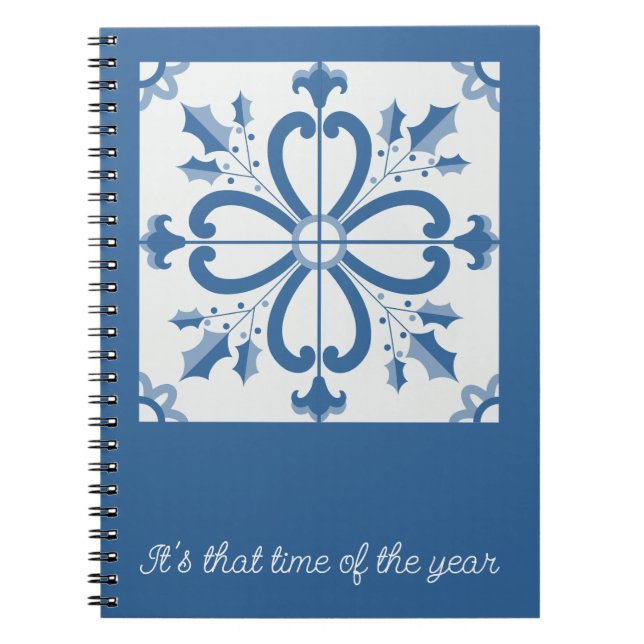 Cuaderno Navidades Organizador de la receta de azulejos sag (Frente)