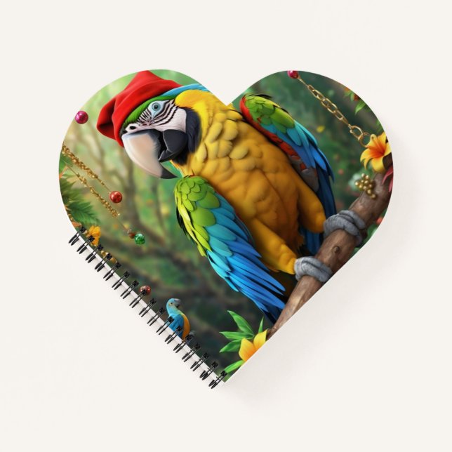 Cuaderno Navidades Parrot As Santa Claus-76349 (Anverso)