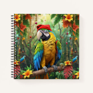 Cuaderno Navidades Parrot As Santa Claus-76349