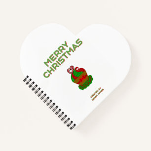 Cuaderno Navidades Pastel de tarta Cubierta Cubierta Cuader
