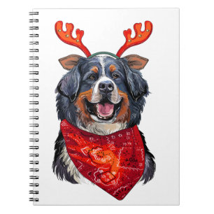 Cuaderno Navidades Perro de montaña Bernese