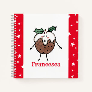 Cuaderno Navidades personalizados personalizados pudding No