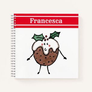 Cuaderno Navidades personalizados personalizados pudding No