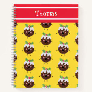 Cuaderno Navidades personalizados personalizados pudding No