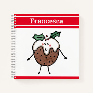 Cuaderno Navidades personalizados personalizados pudding No