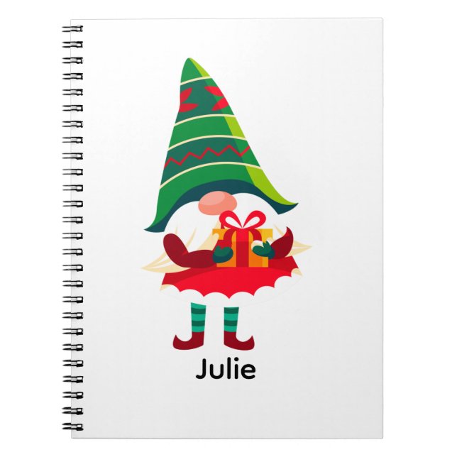 Cuaderno Navidades personalizados se van a llevar una caja  (Frente)