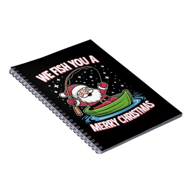 Cuaderno Navidades pescadores pescadores Funny Guay Santa C (Lado Derecho)