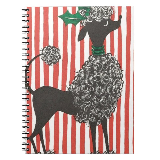 Cuaderno Navidades Poodle (Frente)
