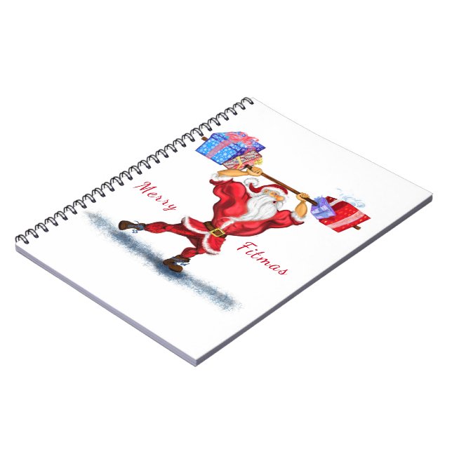 Cuaderno Navidades portátiles de construcción de cuerpos co (Lado Izquierdo)