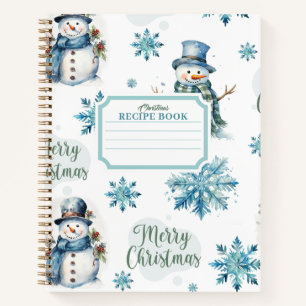 Cuaderno Navidades Receta Snowman