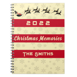 Cuaderno Navidades Recuerdos Familia Personalizada Keepsake