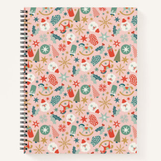 Cuaderno Navidades Retro Pastel