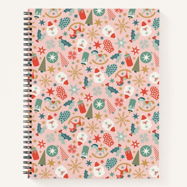 Cuaderno Navidades Retro Pastel (Anverso)
