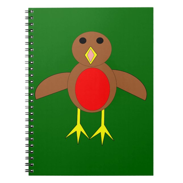 Cuaderno Navidades Robin Notebook (Frente)