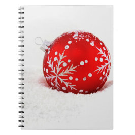 Cuaderno Navidades Rojos Pelean Con Snowflake