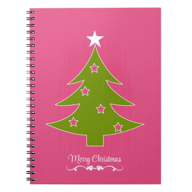 Cuaderno Navidades rosados (Frente)