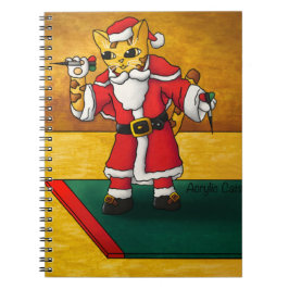 Cuaderno Navidades Santa Darts Cat
