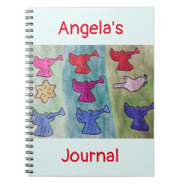 Cuaderno Navidades Se Angels With Trumpets Espiral Notebook