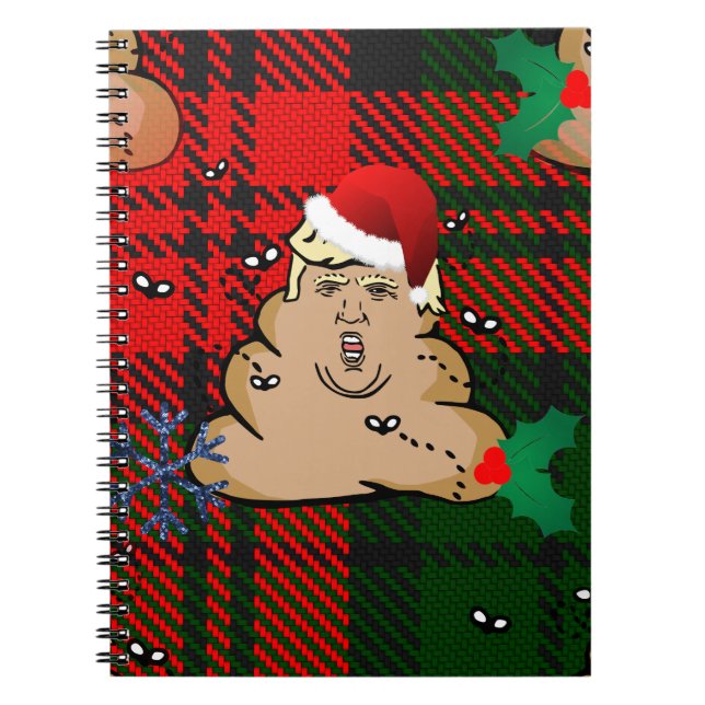 Cuaderno navidades se deshacen de trump (Frente)