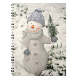 Cuaderno Navidades se divierten con Snowman sonriente