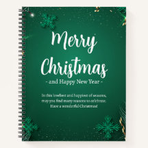 Navidades simples verdes y blancos Día de 8,5" x 1