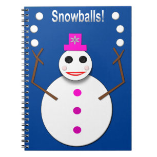 Cuaderno Navidades Snowlady Juggys Nieves Graciosa