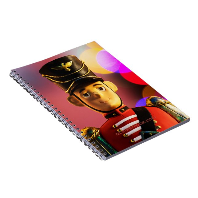 Cuaderno Navidades soldado de juguete figurine SlipperyJoe  (Lado Derecho)
