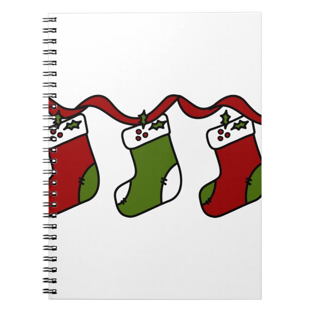 Cuaderno Navidades Stockings (Frente)