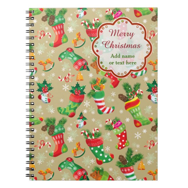 Cuaderno Navidades Stockings and Toys (Frente)