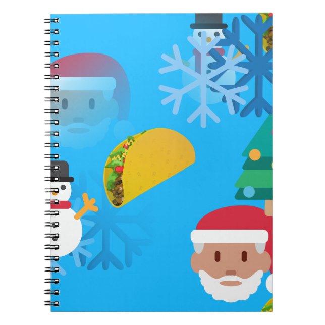 Cuaderno navidades taco emoji (Frente)