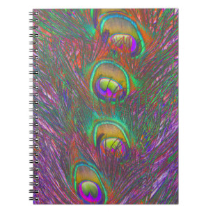 Cuaderno Navidades Tinsel Peacock Feathers