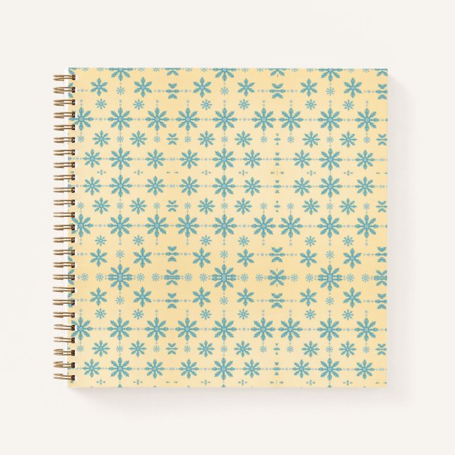 Cuaderno Navidades Vintage Snowflake (Anverso)