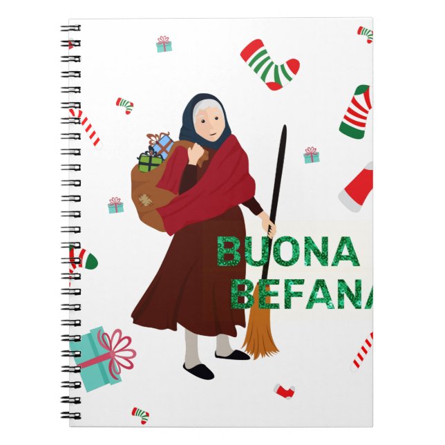 Cuaderno navidades Witch buona Befana (Frente)