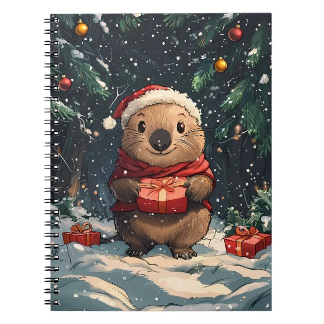 Cuaderno Navidades Wombat (Frente)