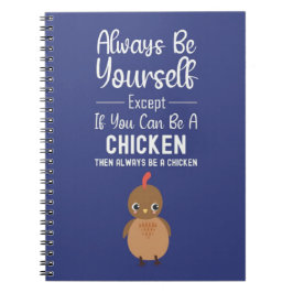 Cuaderno Navy Blue Cute Gifts For Chicken Lovers For Kids