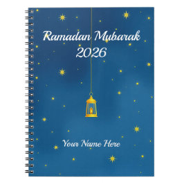 Cuaderno Navy Gold Celestial Ramadan