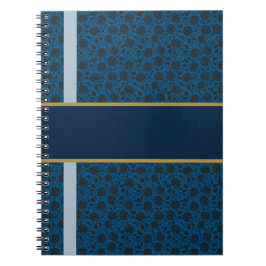 Cuaderno Navy Rose Damask