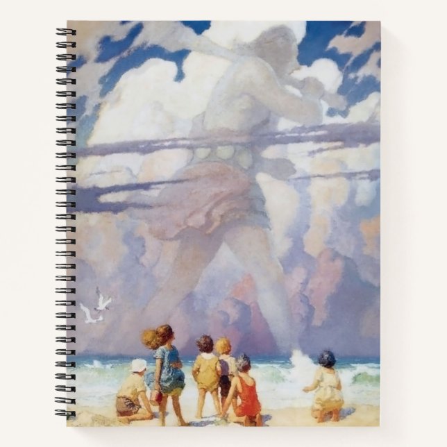 Cuaderno NC Wyeth El Arte Gigante Playa Costera (Anverso)