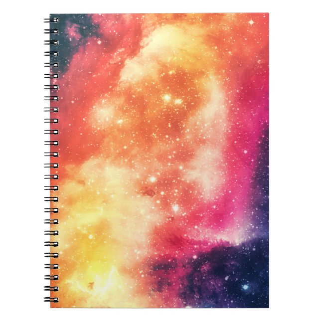 Cuaderno Nebulosa Cósmica Radiante (Frente)