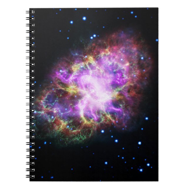 Cuaderno Nebulosa de cangrejo Supernova Compuesto de hubble (Frente)
