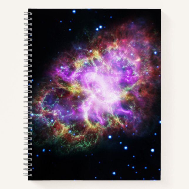 Cuaderno Nebulosa de cangrejo Supernova Compuesto de hubble (Anverso)