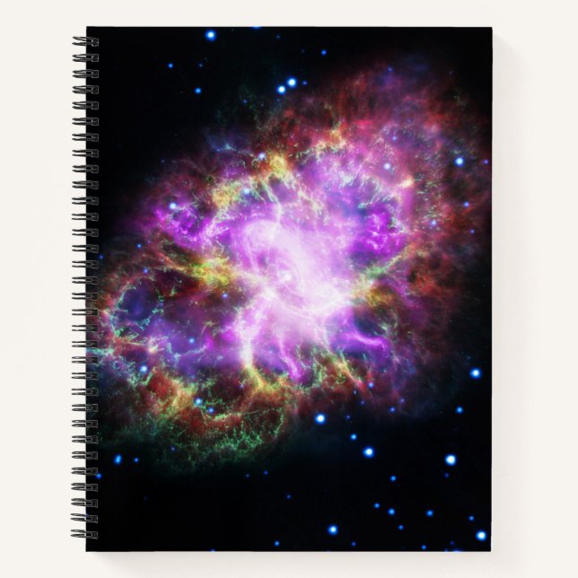 Cuaderno Nebulosa de cangrejo Supernova Compuesto de hubble (Anverso)